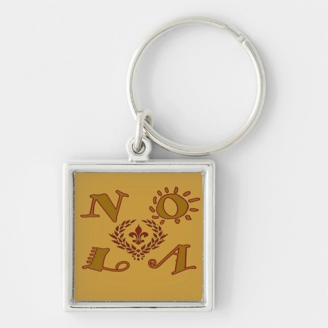 Chaveiro NOLA Fleu De Lis (Frente)