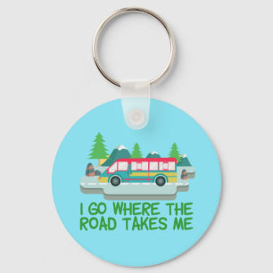 Chaveiro Nómada do viajante de mundo rv