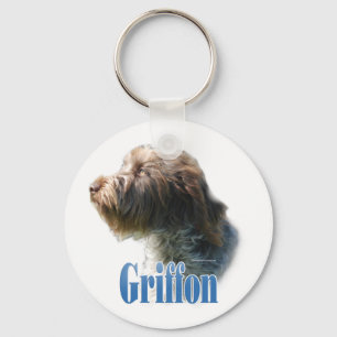 Chaveiro Nome apontar Griffon Wirehaired