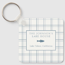 Chaveiro Nome clássico da família Xadrez Lake House Dusty B