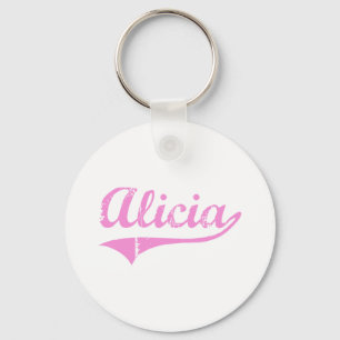 Chaveiro Nome clássico do estilo de Alicia