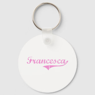 Chaveiro Nome clássico do estilo de Francesca
