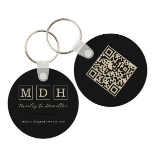 Chaveiro Nome Comercial Promocional Código QR