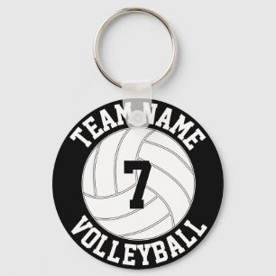 Chaveiro Nome, cor e número do jogador da equipe de voleibo