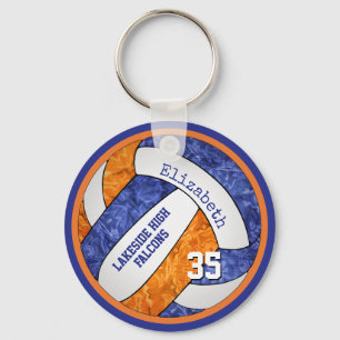 Chaveiro nome da equipe: vôlei de garotas personalizadas la