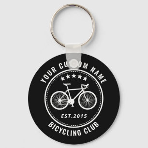 Chaveiro Nome da Família ou Localização do Clube de Bike