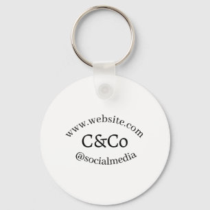 Chaveiro nome da letra do logotipo empresa mídia social sit