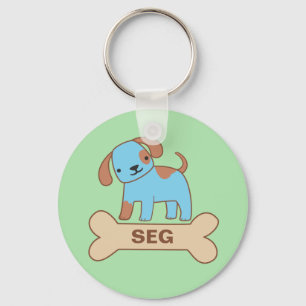 Chaveiro Nome de etiqueta do Doggy