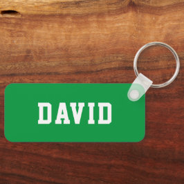 Chaveiro Nome de etiqueta Personalizado Simples de Mochila