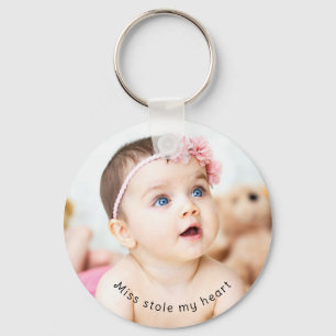 Chaveiro Nome de Foto Exclusivo Personalizado do Bebê