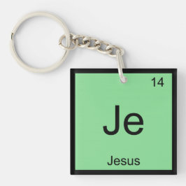 Chaveiro Nome de Jesus Química Elemento Tabela Periódica