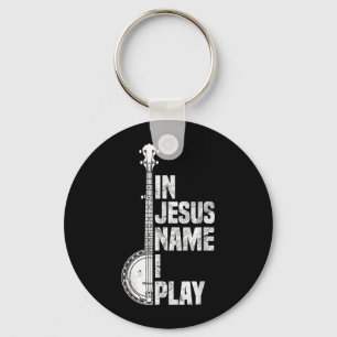 Chaveiro Nome de Jesus Toco Banjo Adoração Bluegrass Cristã