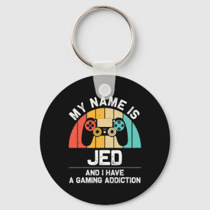 Chaveiro Nome de Presente Jed Personalizado Piada Geeks Jog