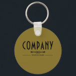 Chaveiro Nome Decorativo da Empresa<br><div class="desc">Toque de Chave de Nome da Empresa Decorativa na Loja de Cartão de visita.</div>