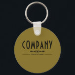Chaveiro Nome Decorativo da Empresa<br><div class="desc">Toque de Chave de Nome da Empresa Decorativa na Loja de Cartão de visita.</div>
