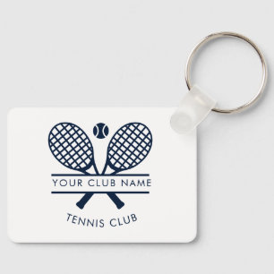 Chaveiro Nome do Clube de Tênis Moderno Rackets Motivo Pers
