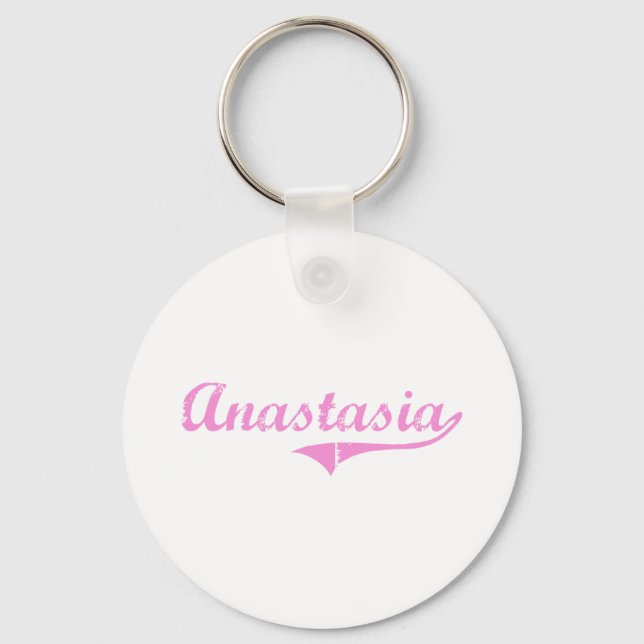 Chaveiro Nome do Estilo Clássico da Anastasia (Frente)