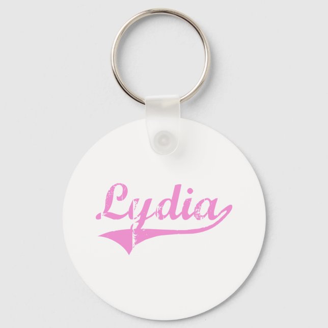 Chaveiro Nome do Estilo Clássico da Lydia (Frente)