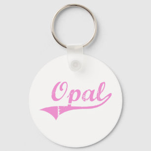Chaveiro Nome do Estilo Clássico Opal