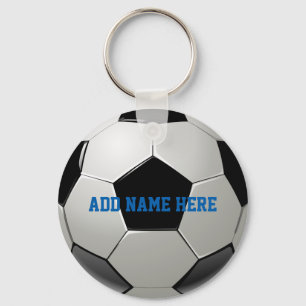 Chaveiro Nome do futebol do futebol personalizado