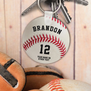 Chaveiro Nome do Jogador de Beisebol Número Personalizado