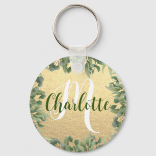 Chaveiro Nome do Monograma para presente de natal da sobrin