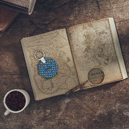 Chaveiro nome do padrão do triângulo abstrato