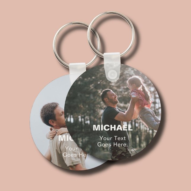 Chaveiro Nome do Pai 2 Foto Simples (Criador carregado)