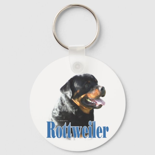 Chaveiro Nome do Rottweiler (Frente)