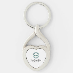 Chaveiro Nome e Logotipo Personalizados