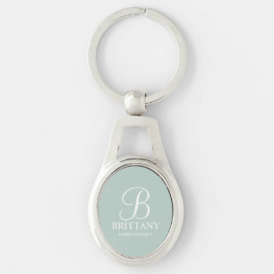Chaveiro Nome e Monograma da Bridesmaid Personalizada