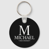 Nome e monograma do Padrinho de casamento personal