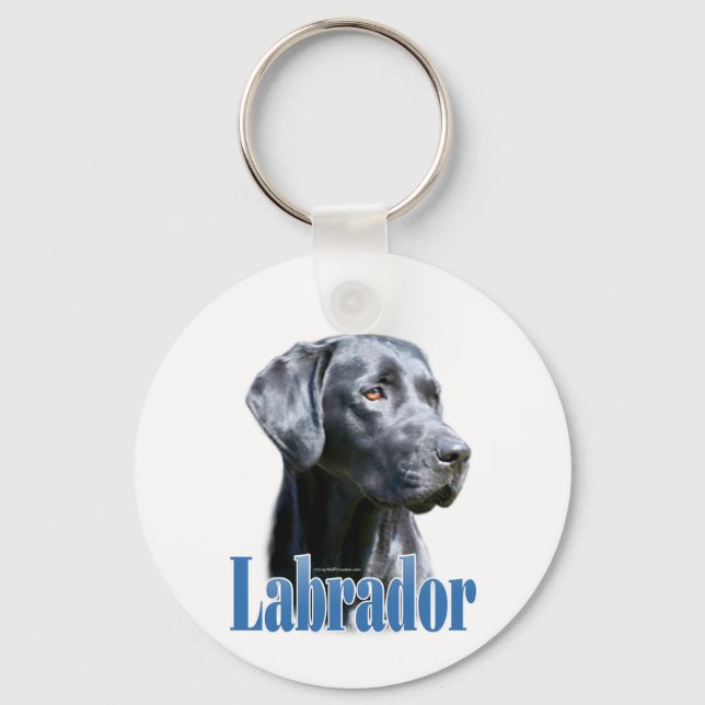 Chaveiro Nome Labrador (preto) (Frente)