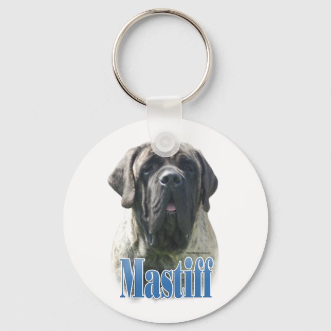 Chaveiro Nome Mastiff (brindle) (Frente)