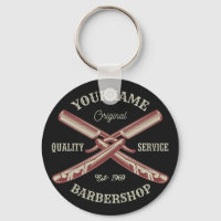 NOME Personalizado Barber Hetero Razor Barbershop