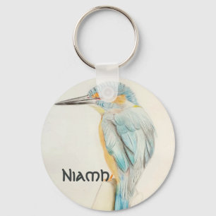 Chaveiro Nome personalizado Belo toque de chave de pássaro
