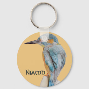 Chaveiro Nome personalizado Belo toque de chave de pássaro