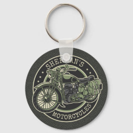 Chaveiro NOME Personalizado Biker de Motocicletas Militar R