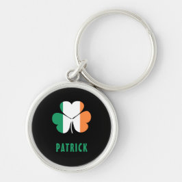 Chaveiro Nome Personalizado Celtic Ireland Shamrock Irish F