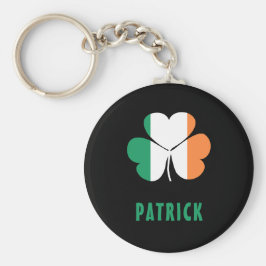 Chaveiro Nome Personalizado Celtic Ireland Shamrock Irish F