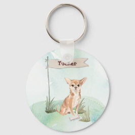 Chaveiro Nome Personalizado Chihuahua Pet Dog