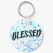 Nome Personalizado com BLESSED Inspirador
