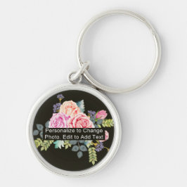 Chaveiro Nome personalizado da arte Fotográfica Monograma C