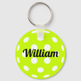 Chaveiro Nome Personalizado da Bola de Pickleball