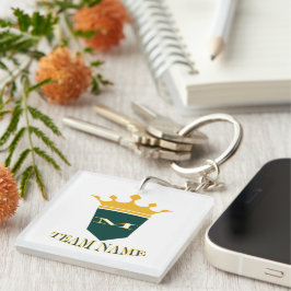 Chaveiro Nome Personalizado da Equipe do Na moda Personaliz