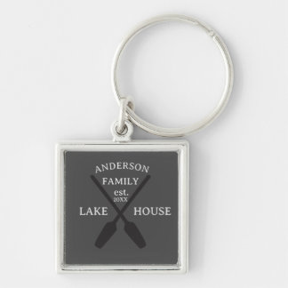 Chaveiro Nome Personalizado da Família Lake House