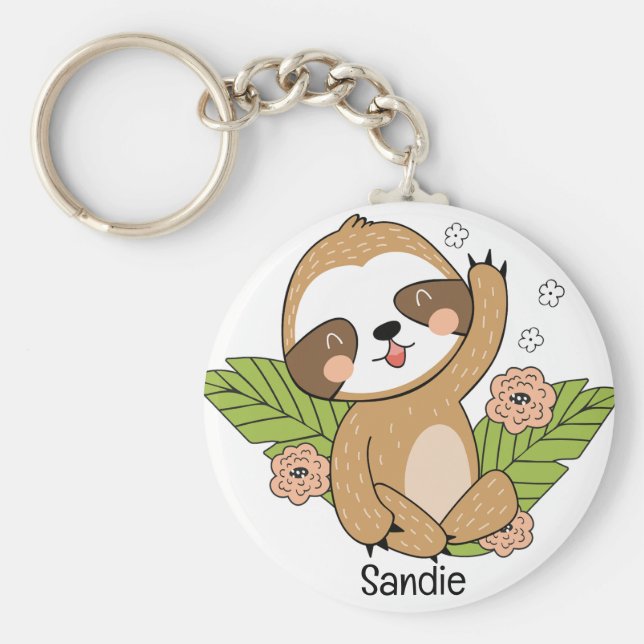 Chaveiro Nome Personalizado da Largura do Bebê (Frente)