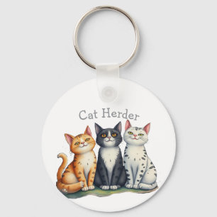 Chaveiro Nome Personalizado de Gato Engraçado Nome Cat Love