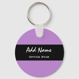 Chaveiro Nome Personalizado de Plano de Fundo do Office Sta