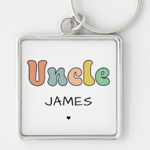 Chaveiro Nome personalizado Dif. retrô Tio Personalizado
